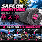 1300 GSM Twisted-Loop Drying Towel – Auto Lovers Essentials
