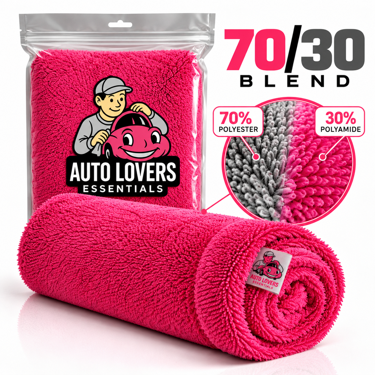 1300 GSM Twisted-Loop Drying Towel – Auto Lovers Essentials