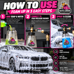 Auto Lovers Essentials Premium Foam Cannon – Adjustable Snow Foam Sprayer for Pressure Washers | 1/4” Quick Connect