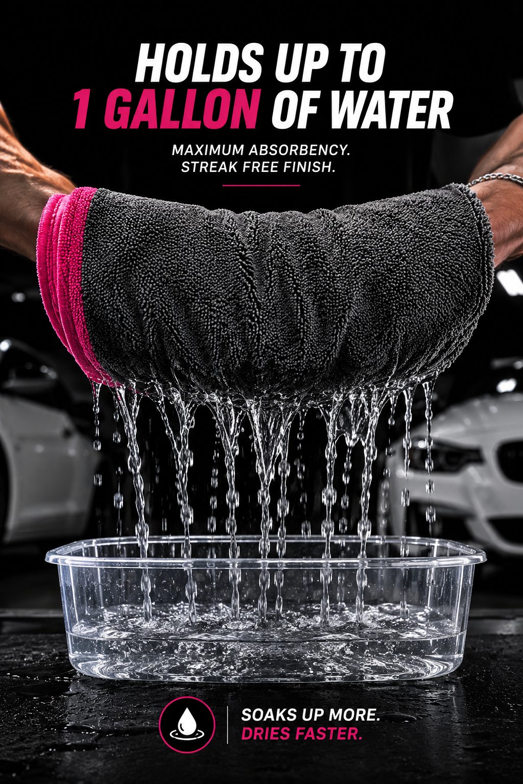 1300 GSM Twisted-Loop Drying Towel – Auto Lovers Essentials